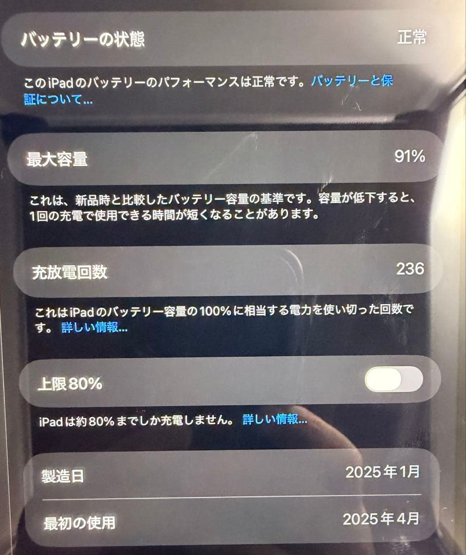 iPad Air M3 Wi-Fi 11インチ 256GB