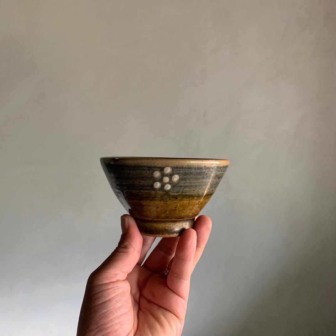 壺屋焼 茶碗 茶道具 古道具 アンティーク