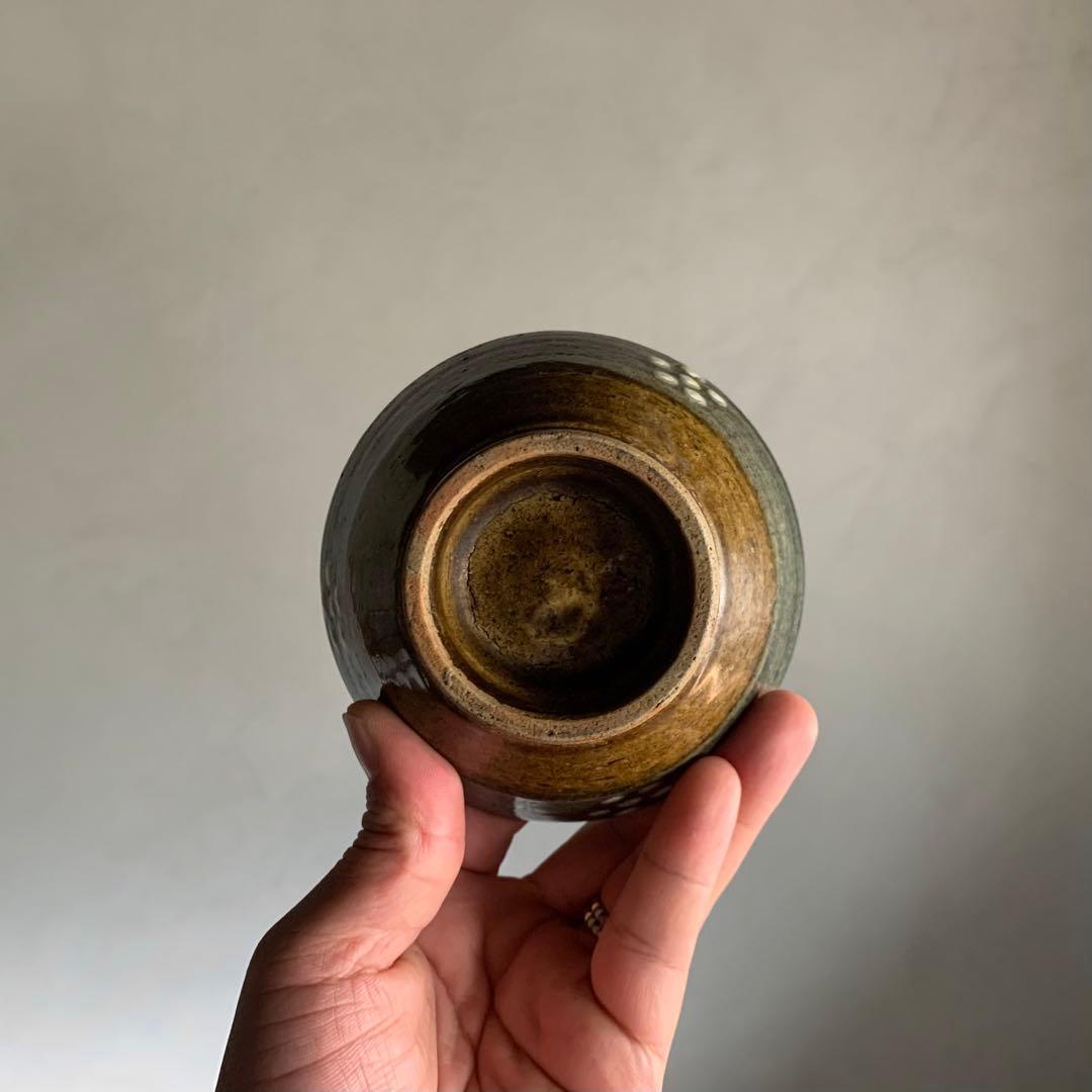 壺屋焼 茶碗 茶道具 古道具 アンティーク