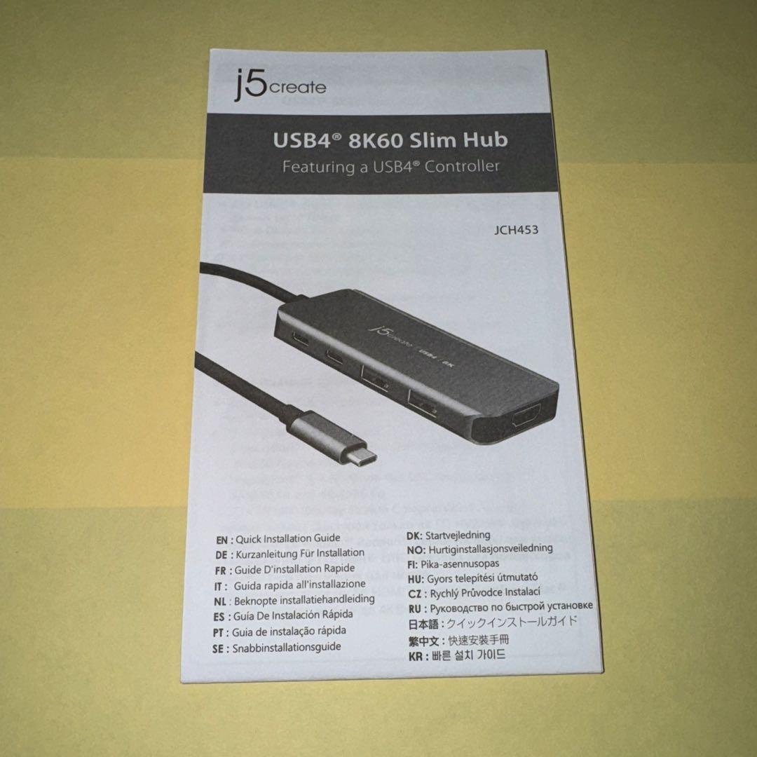 j5 create JCH453 USB4 ハブ