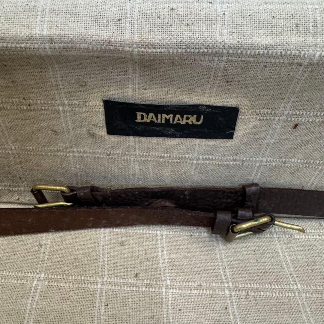 DAIMALアンティーク クラシックレザー スーツケース ドクターバッグ