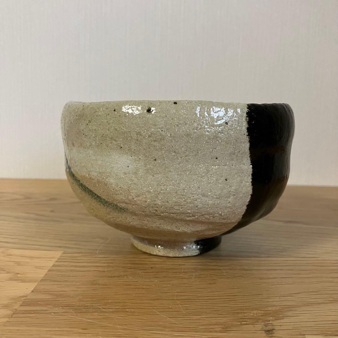 佐々木松楽　黒楽抹茶碗　富士