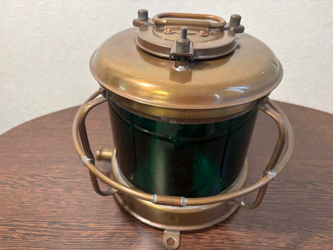 日本船燈 船舶用 緑燈（電気用）ヴィンテージ