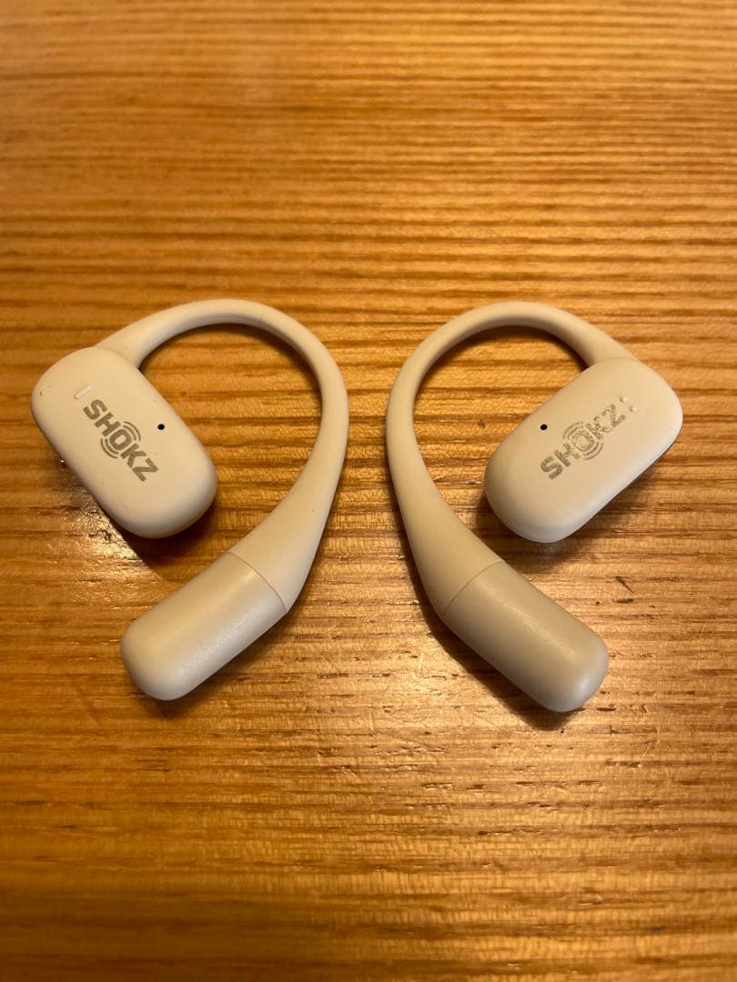 SHOKZ OPENFIT ワイヤレスイヤホン ベージュ