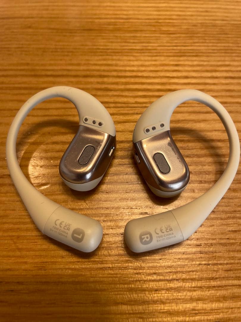 SHOKZ OPENFIT ワイヤレスイヤホン ベージュ
