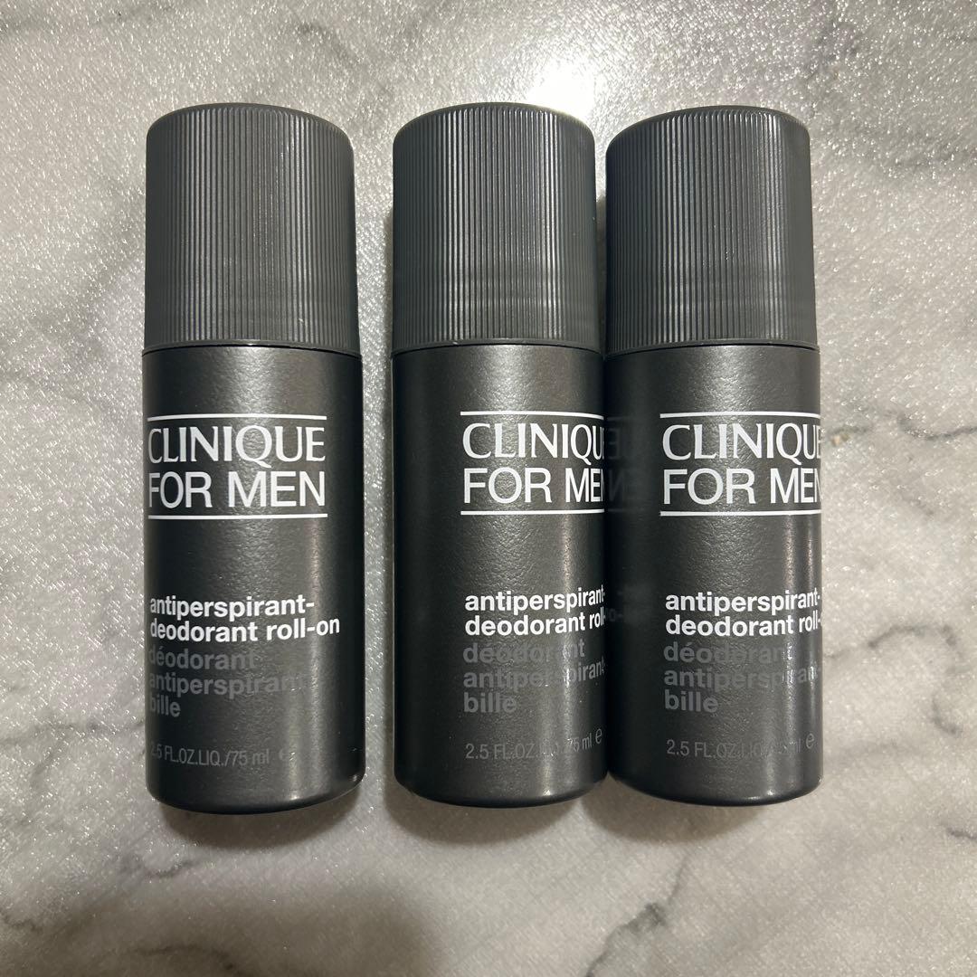 CLINIQUE FOR MEN デオドラントロールオン 3本セット