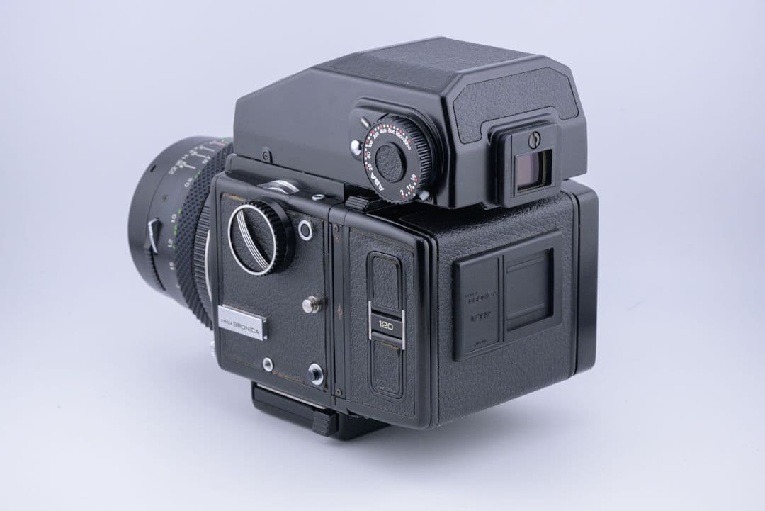 Bronica ETR AE-IIファインダー + 50mm F2.8 ジャンク