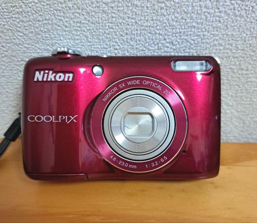 【良品】Nikon COOLPIX L26 レッド デジタルカメラ　箱有り