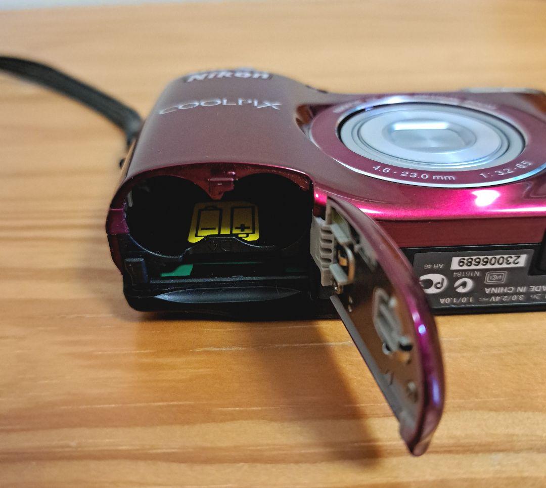 【良品】Nikon COOLPIX L26 レッド デジタルカメラ　箱有り