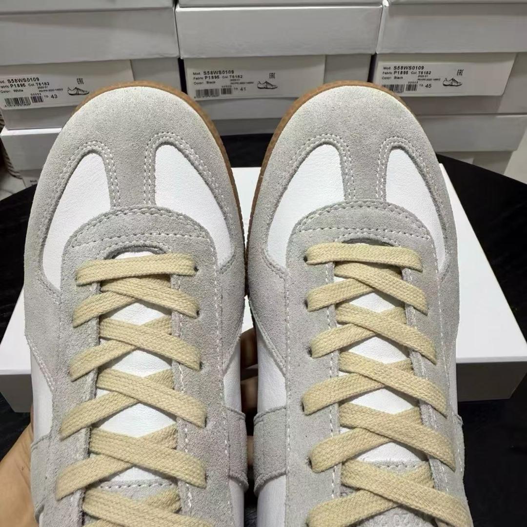 Maison Margiela カーフスキン ガムソールスニーカー