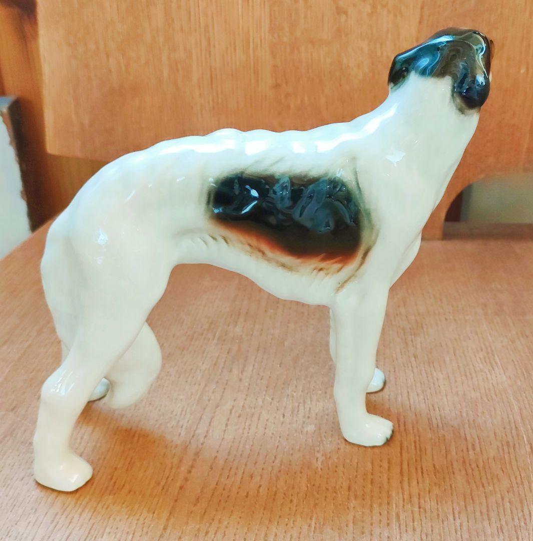 ★ COOPERCRAFT クーパークラフト フィギュリン ボルゾイ 犬 陶器