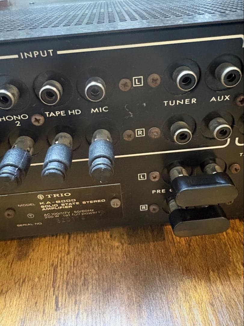 動作品 TRIO トリオ KA-6000 プリメインアンプ