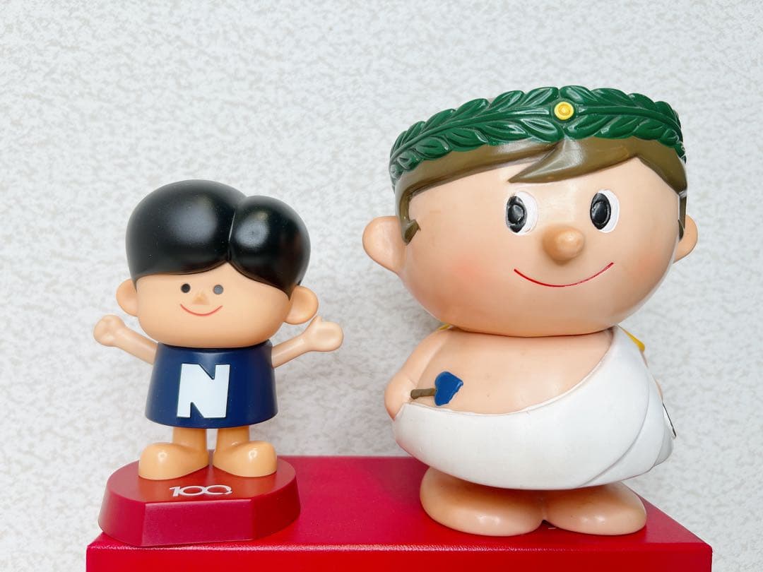 【希少】東京産業信用金庫　ナショナル坊や　ソフビ貯金箱　当時物／昭和レトロ／レア