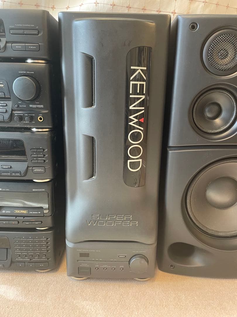 送料込み　KENWOOD ロキシーL5スーパーウーファー&オーディオセット