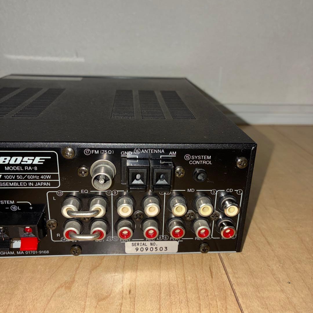 BOSE RA-8 プリメインアンプ　希少　リモコン付き　いい音です