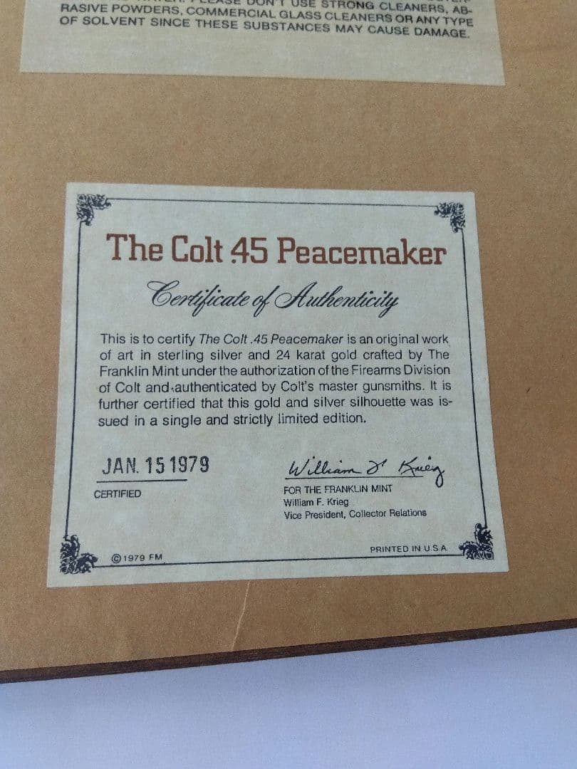 コレクション The colt45 peacemaker VINTAGE