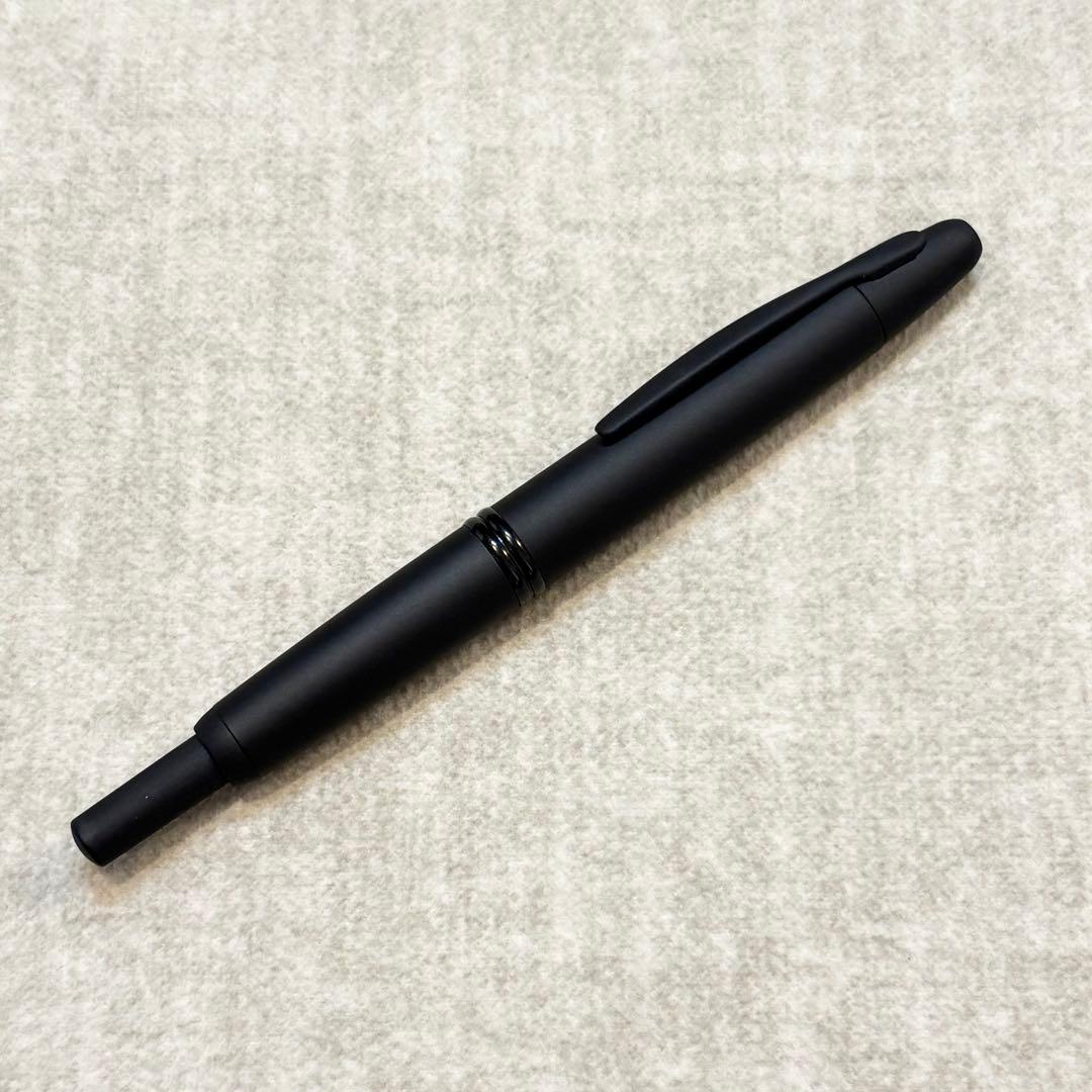 PILOT キャップレス万年筆　マットブラック　F 細字