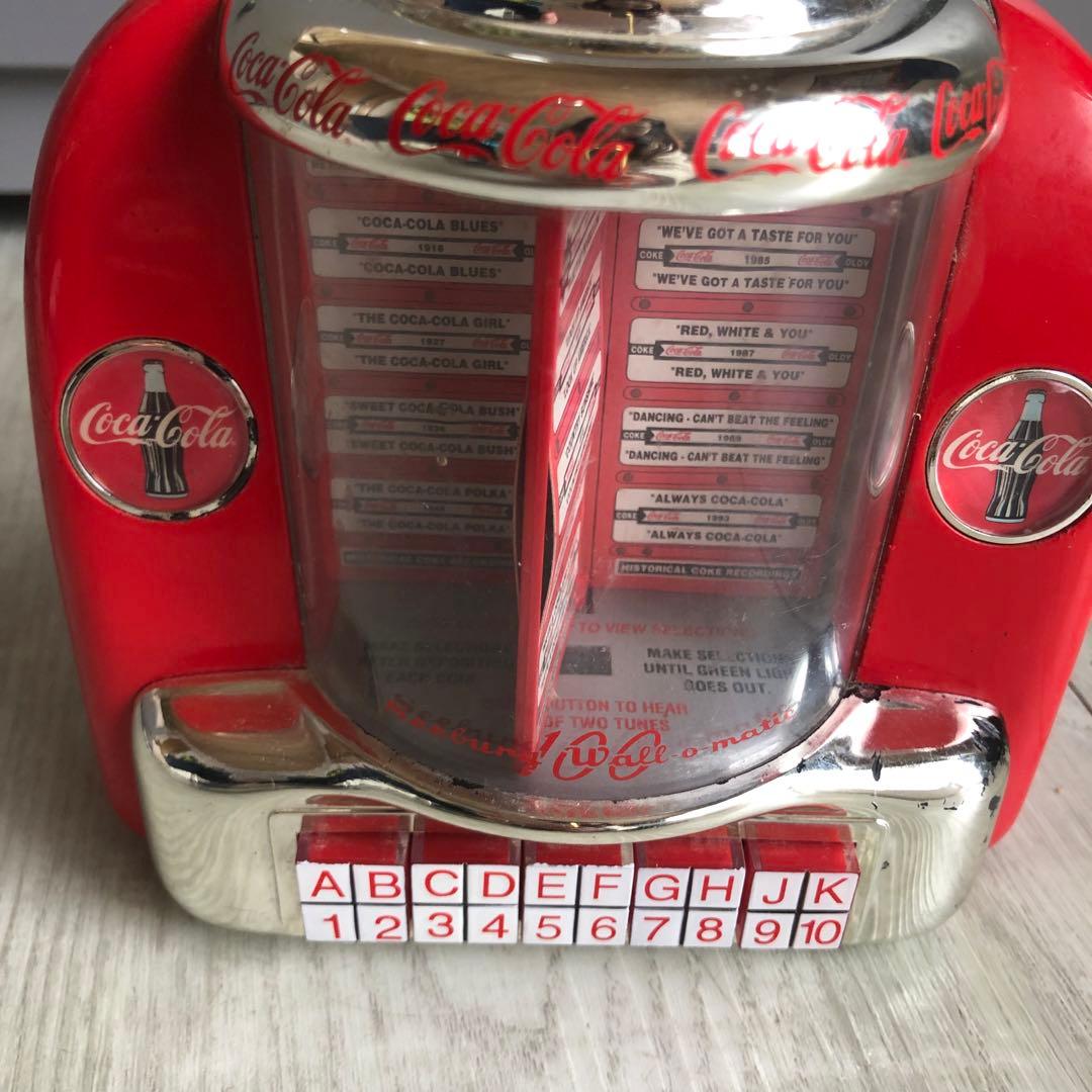 アメリカUSAビンテージコカコーラジュークボックス型バンク貯金箱1996