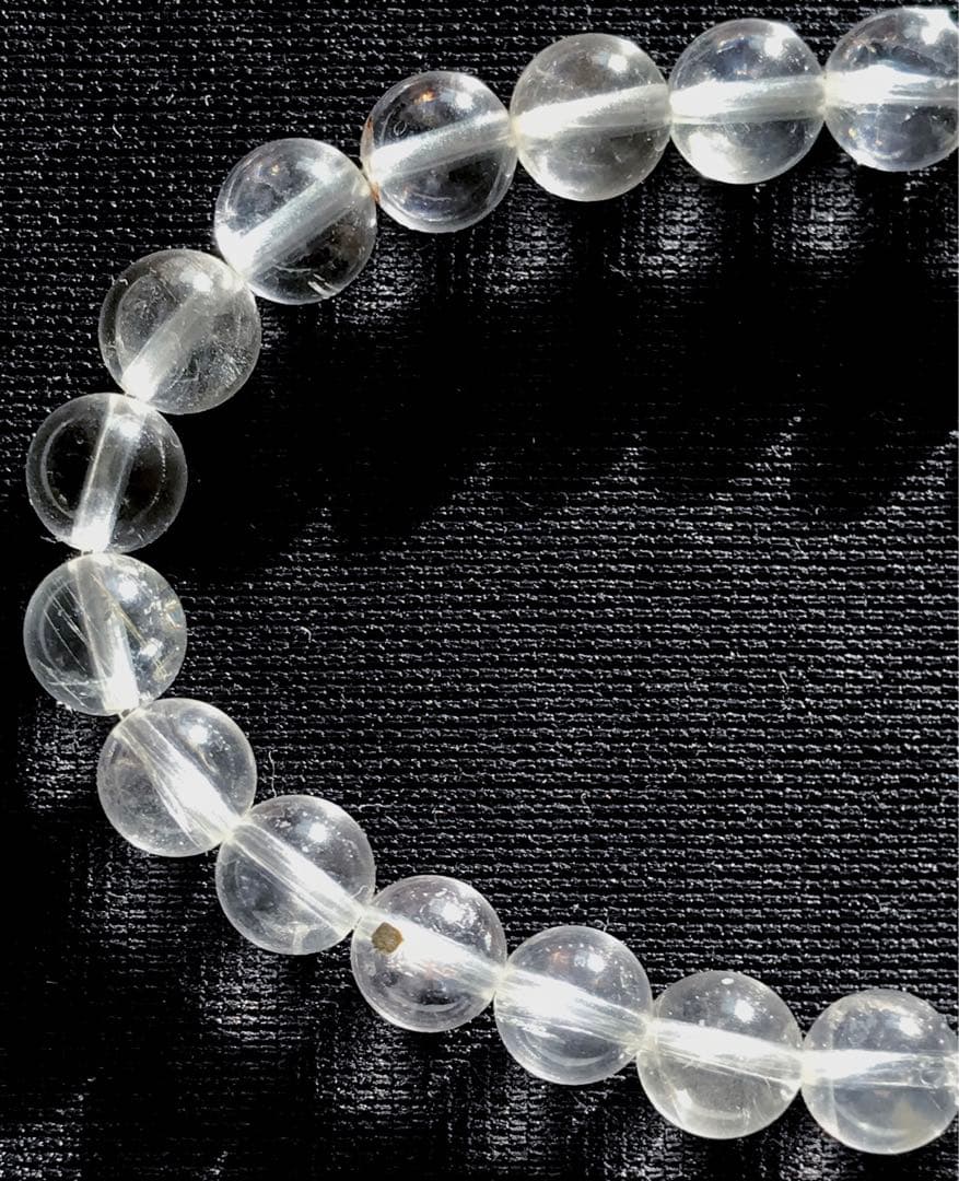 ブラジル　セラデカブラル産　レムリアンシードクリスタル　ブレスレット　７mm