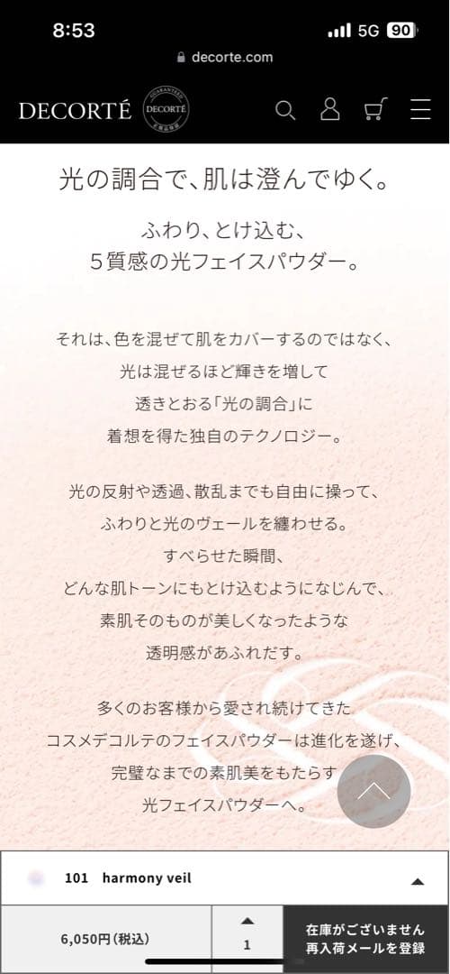 コスメデコルテ　フェイスパウダー