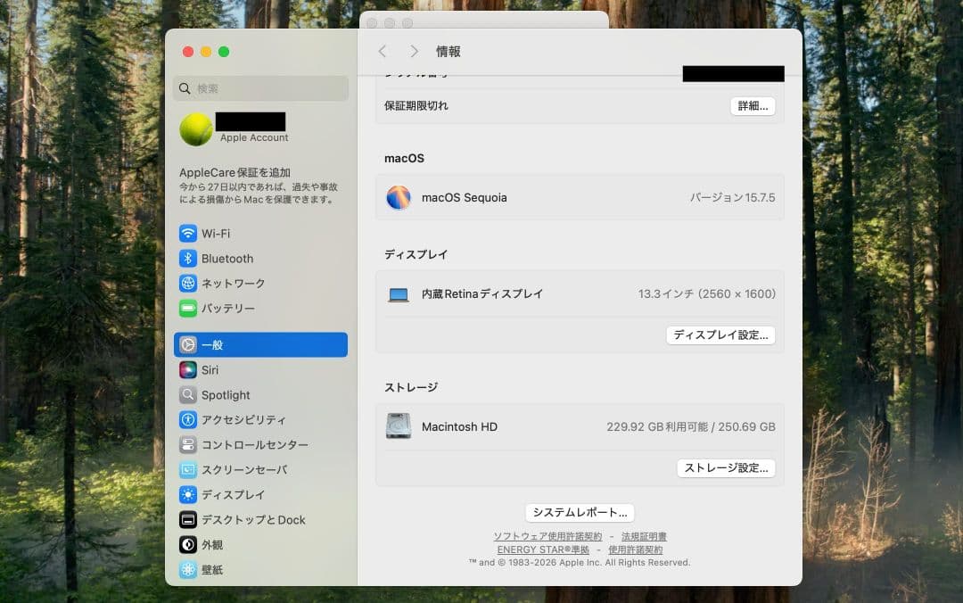 MacBook Air 2020 16GB/256GB Core i5 ゴールド