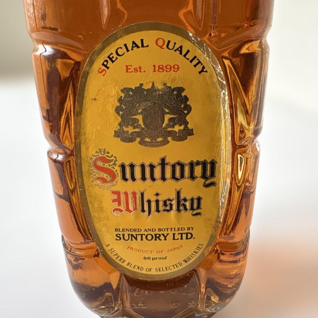 サントリーウイスキー 角瓶 720ml 43度　オールドボトル1980年代　古酒