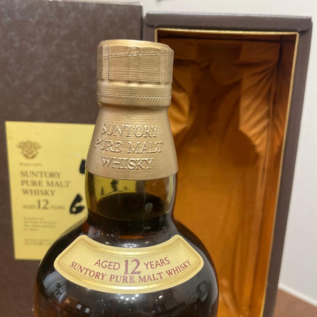 サントリーピュアモルトウイスキー　山崎12年　750ml 冊、箱付き　未開封