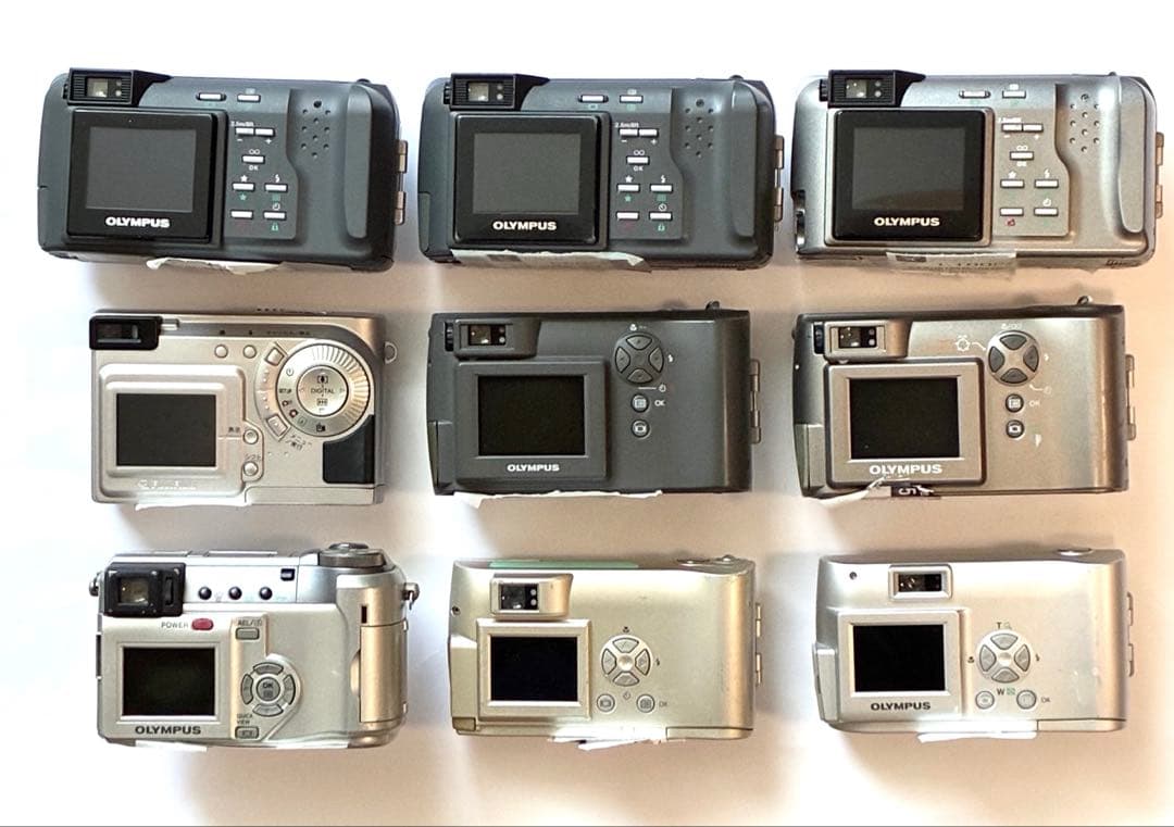 デジタルカメラ 9台セット　OLYMPUS CAMEDIA C-920含む