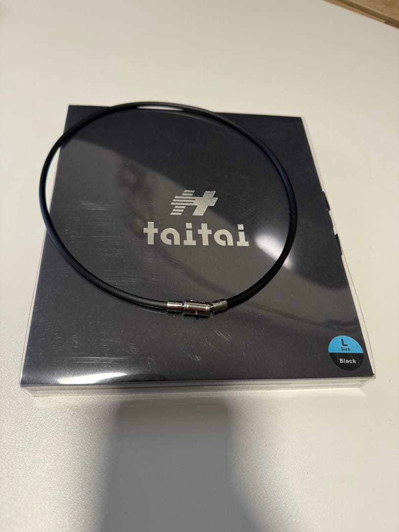 taitai ブラック ネックレス Lサイズ(訳あり)
