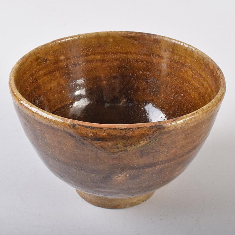 茶道具　尾張藩隠し窯　尾呂焼　茶碗　時代箱付　M　R8129