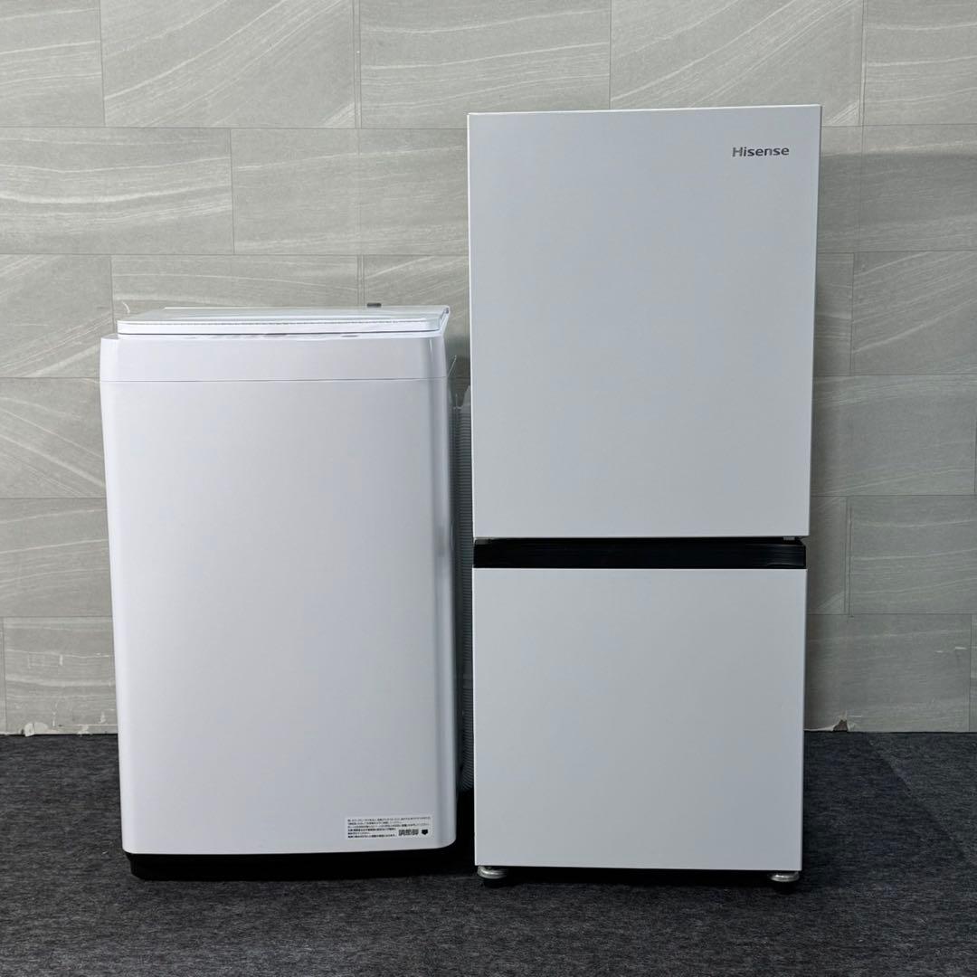 生活家電2点セット Hisense 冷蔵庫 洗濯機 お買い得 格安 d5460