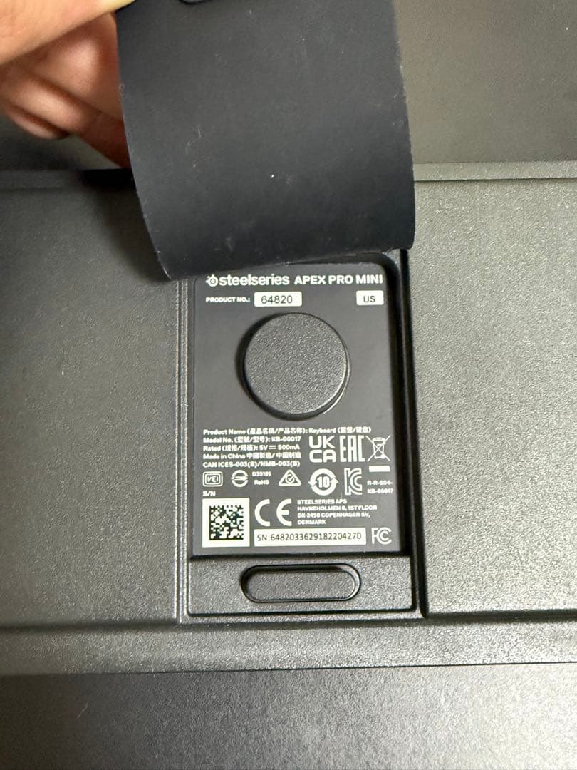 キーボード SteelSeries Apex Pro Mini