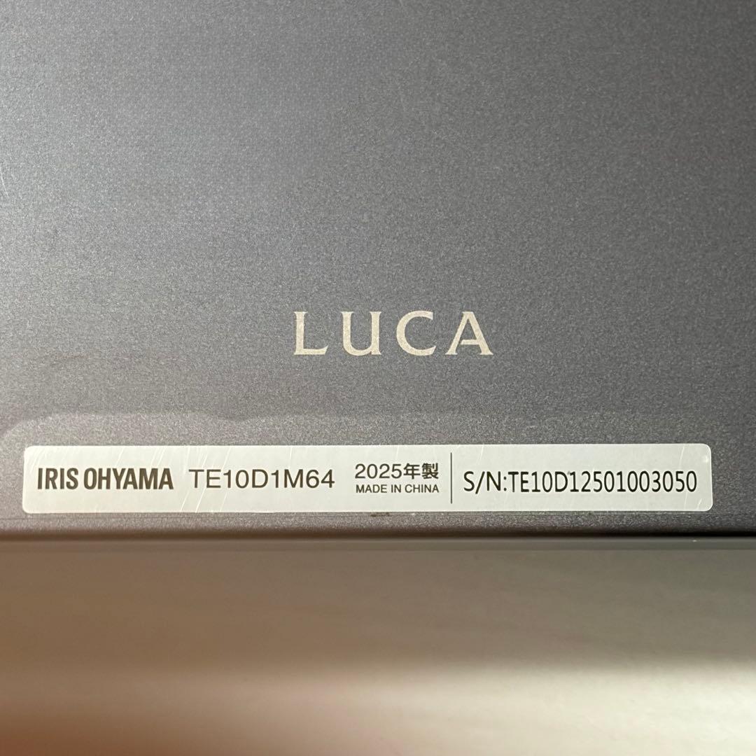 LUCA タブレット TE10D1M64-KV1H　タブレット本体 初期化済み