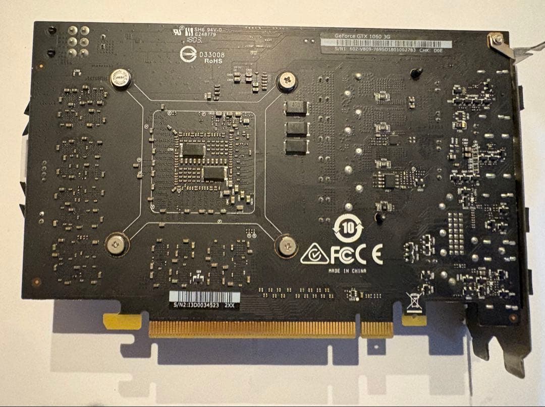 グラフィックボード・グラボ・ビデオカード MSI GeForce GTX 1060 3G OC