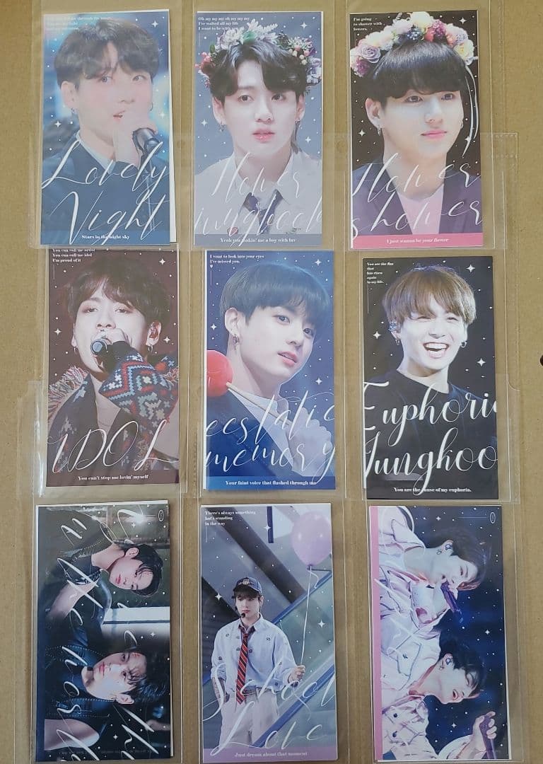 BTS 韓国製作者　ジョングク　フォトカード　フォトチケット
