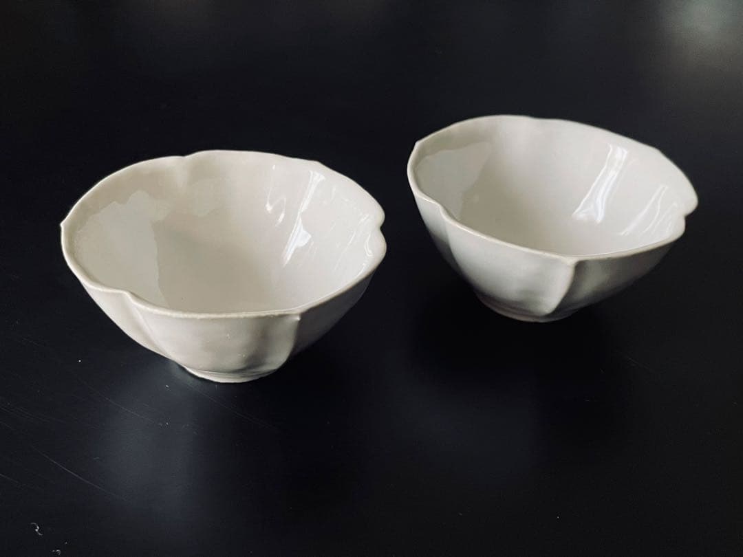 田中直純　花弁　茶杯　2個セット
