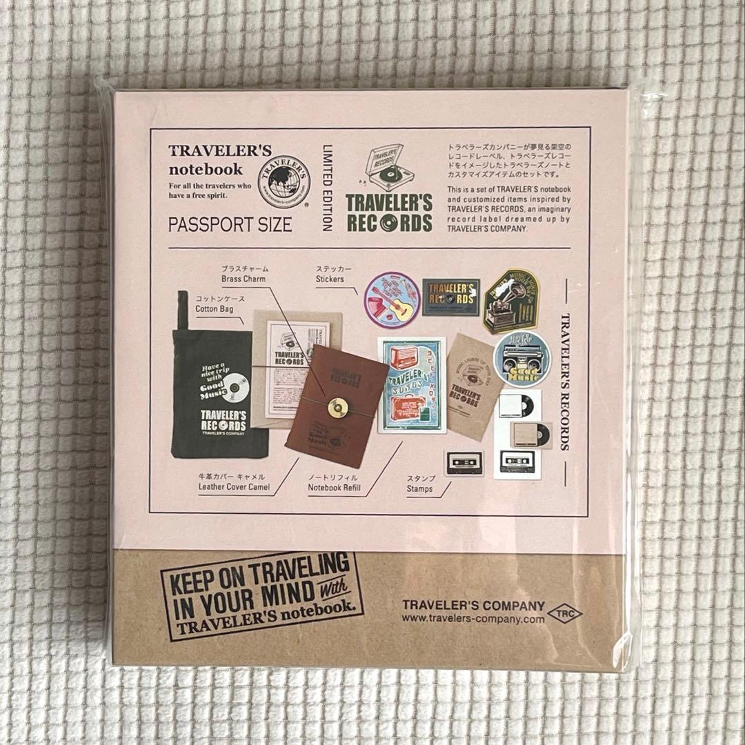 【限定セット】トラベラーズノート　レコード　パスポートサイズ