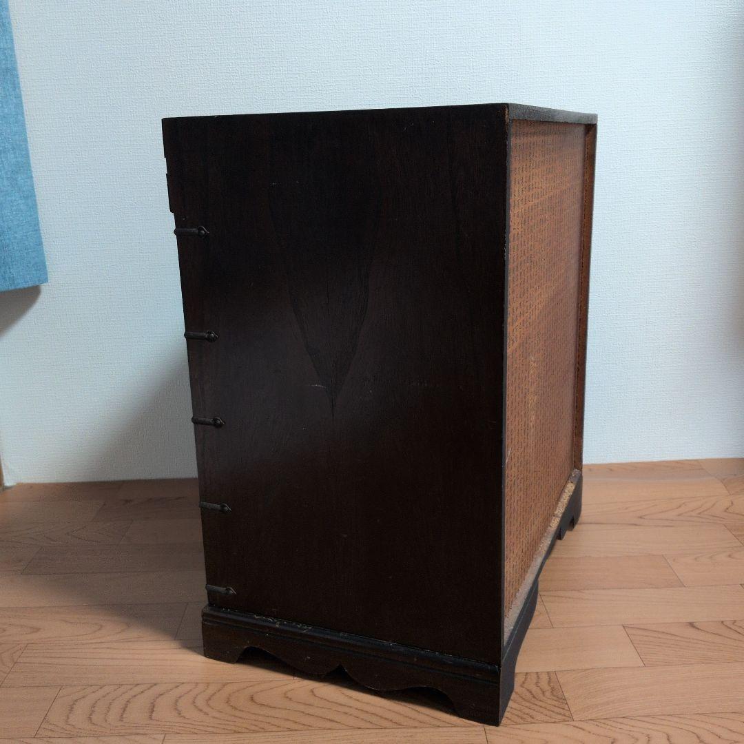 欅　けやき　木製箪笥　ダークブラウン