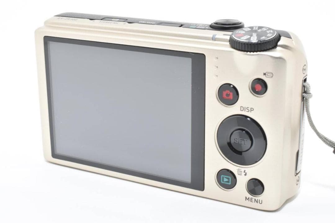 美品 カシオ　CASIO EXILIM EX-ZR300 ゴールド ＃A376