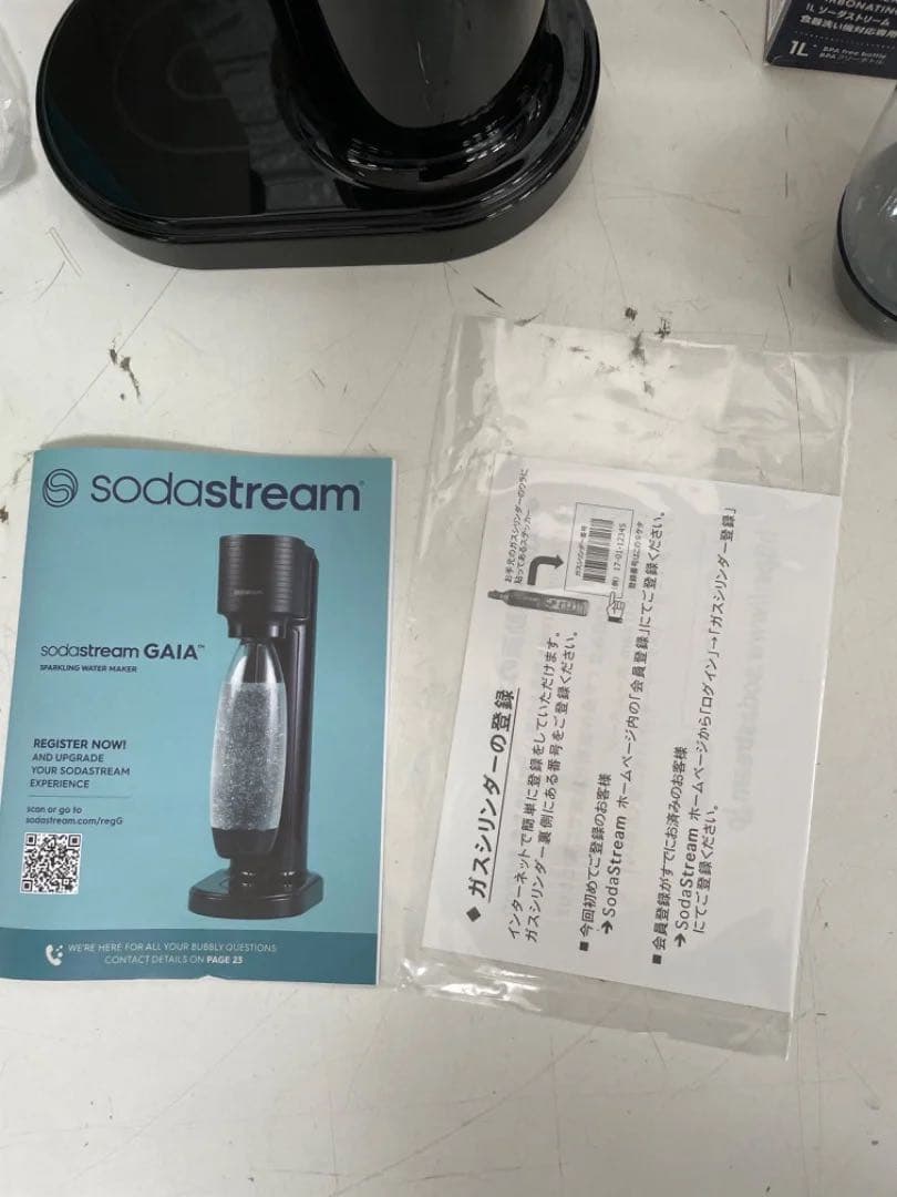 sodastream GAIA ソーダストリーム　炭酸水メーカー ブラック