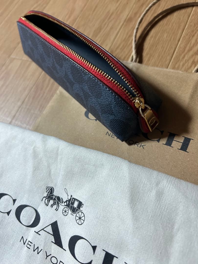 週末セール！早い者勝ち★COACH ペンケース　新品未使用／ショッパー付き