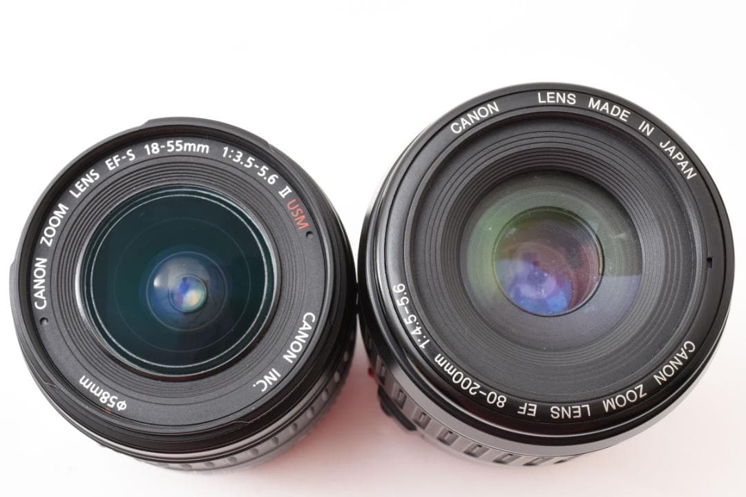 【美品】Canon キャノン Kiss X50 Wレンズセット　✨お得セットつき
