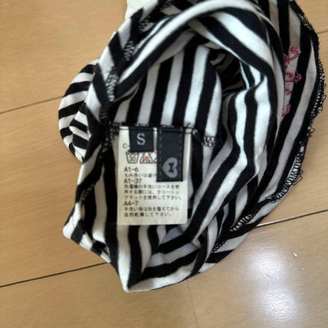 お値下げ中！Fifi&Romeo スカル柄スタッズ付きボーダーT ブラックS
