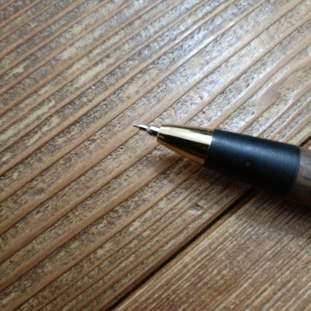 野原工芸　くるみ　シャープペンシル 旧型ゴールドクリップ