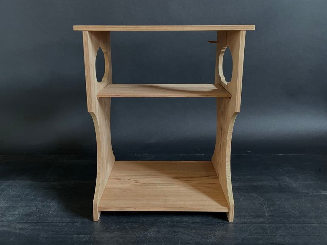 割引❗️【美品】「母」裏千家 玄々斎好 杉棚 玄々棚 紙箱 茶道具 （121F①）