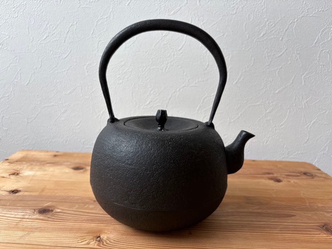 【極美品】 【新品・未使用】 釜定　鉄瓶　柚子　希少　入手困難