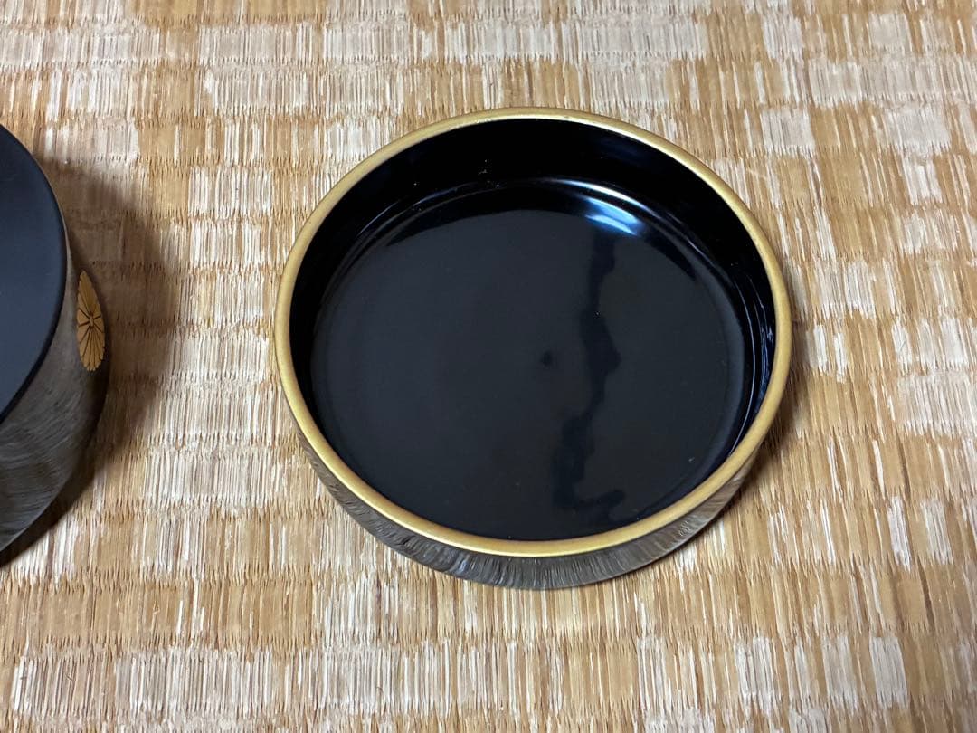 香道具 漆器 【平安象彦】香合 大香合 共箱 お香付