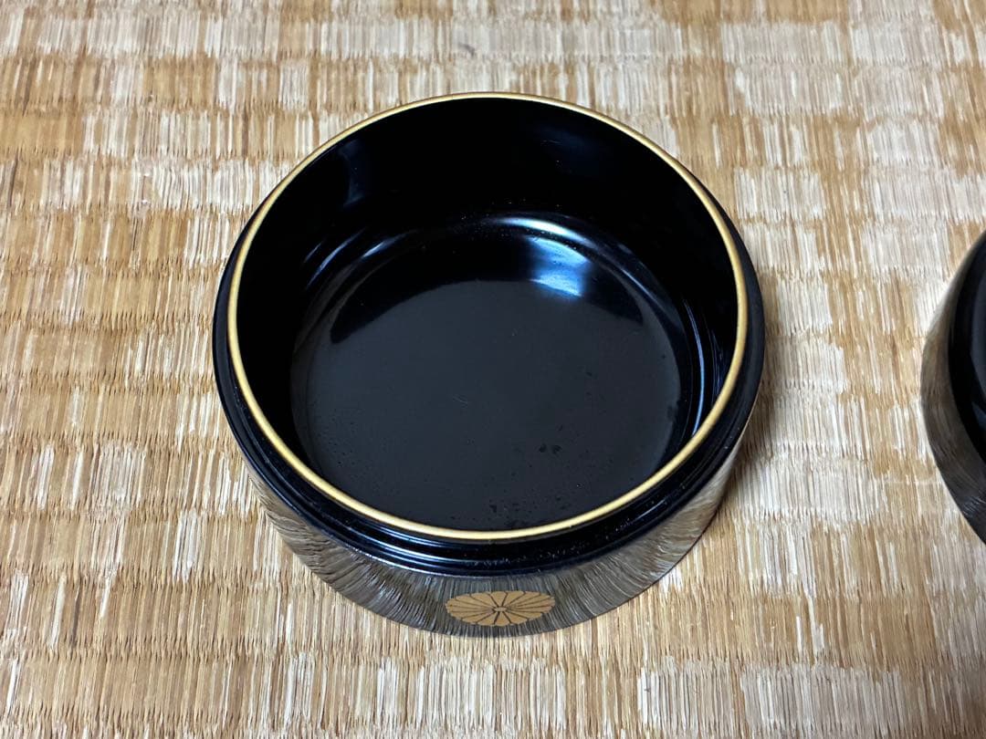 香道具 漆器 【平安象彦】香合 大香合 共箱 お香付