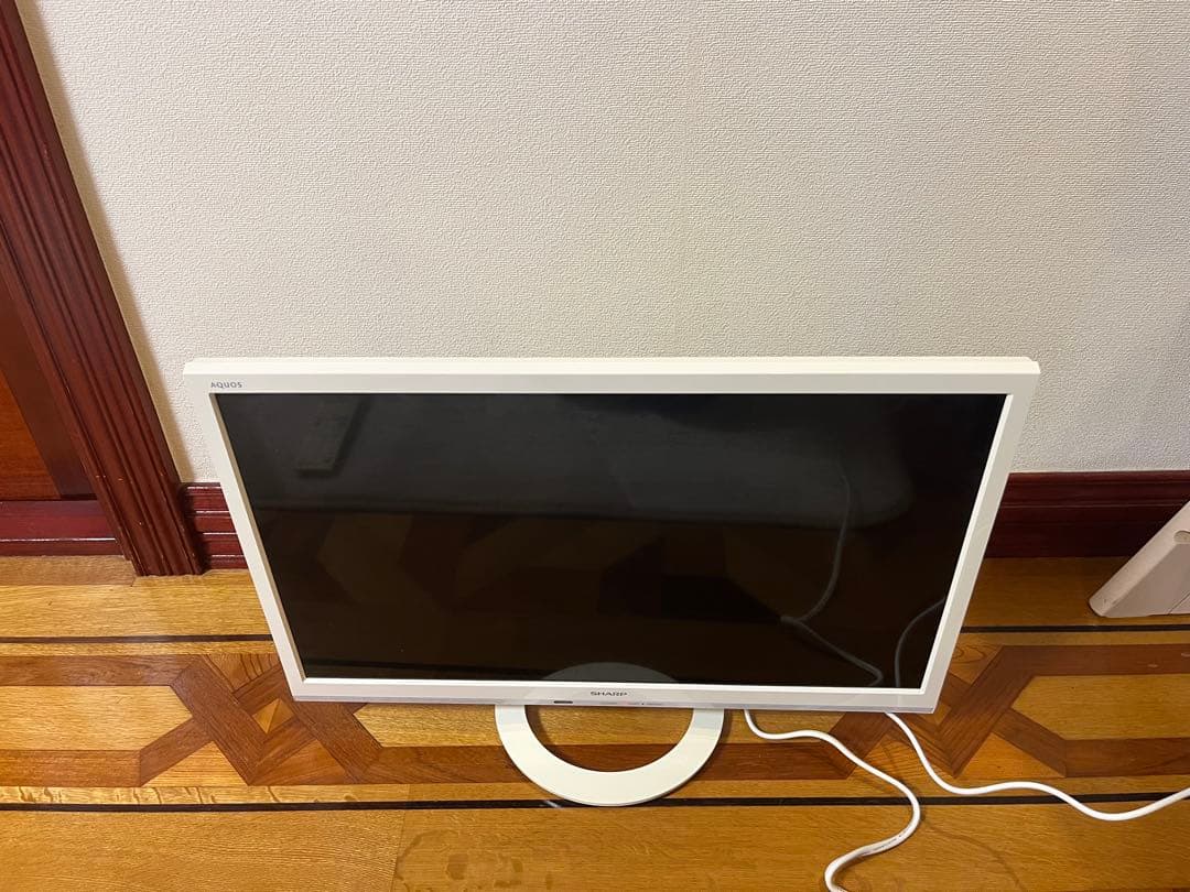 SHARP AQUOS 24型 液晶テレビ LC-24K40 ホワイト　カード