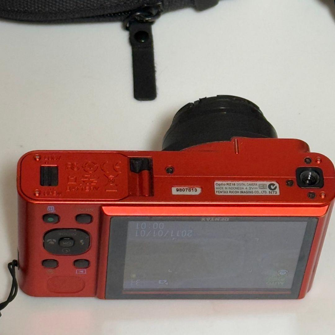 PENTAX デジタルカメラ Optio RZ18 メタリックオレンジ